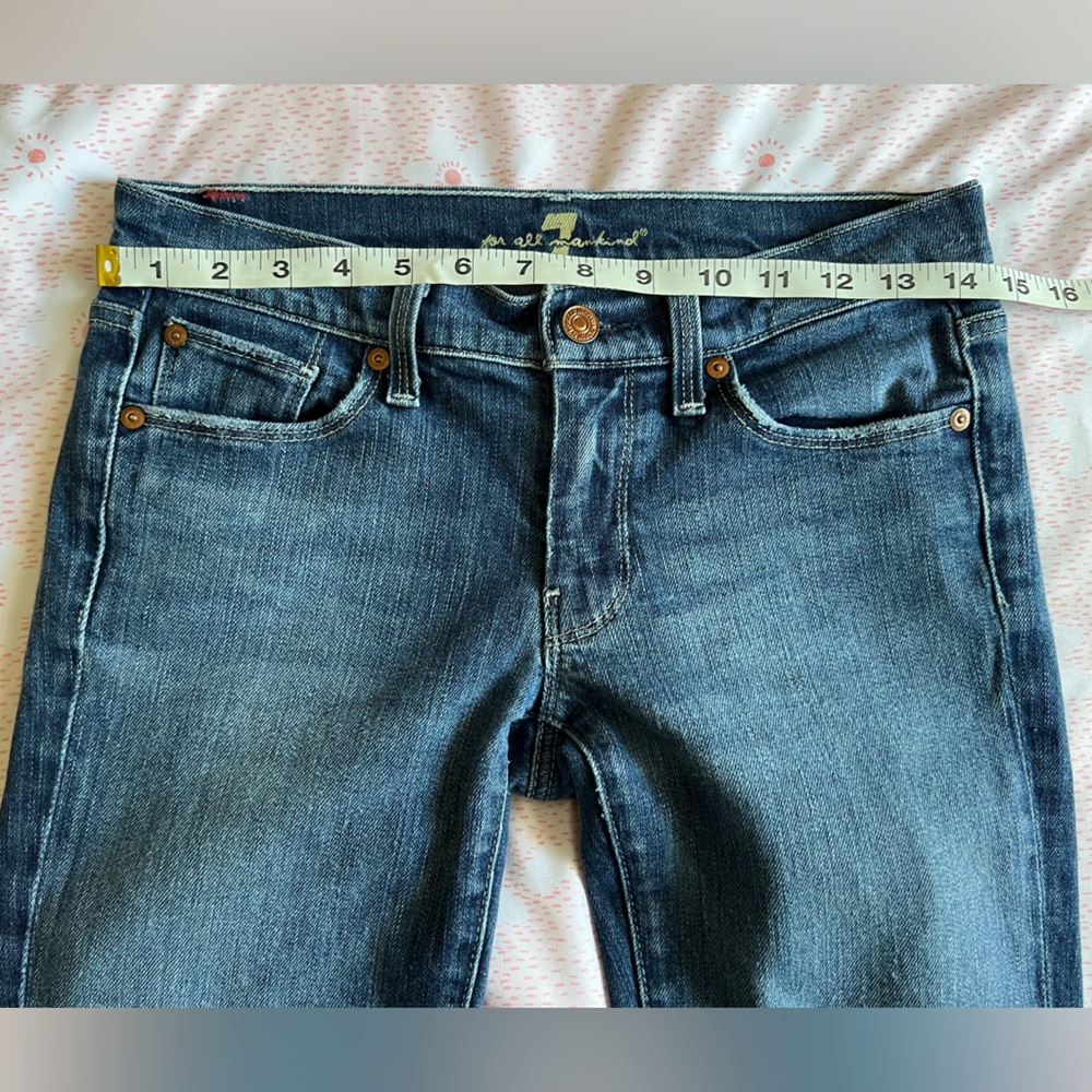 7 For All Mankind A-Pocket Straight Leg Women’s Jeans Size 27 - Picture 8 of 12